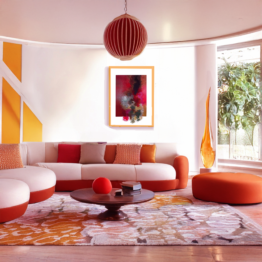 Reinterpretación desde el presente de un salón años 70